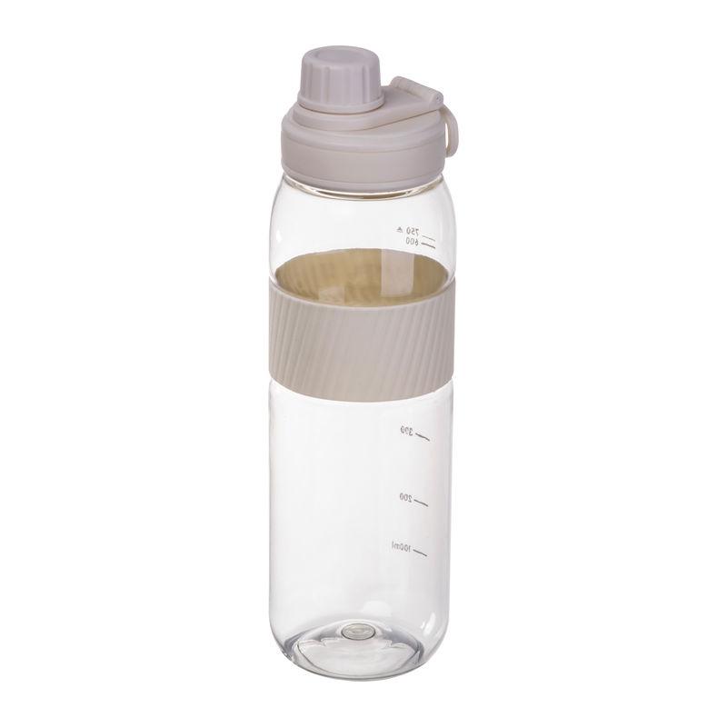 Sticlă tritan cu grip din silicon, 750 ml Alb
