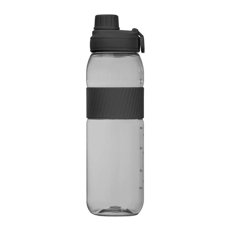 Sticlă tritan cu grip din silicon, 750 ml Negru