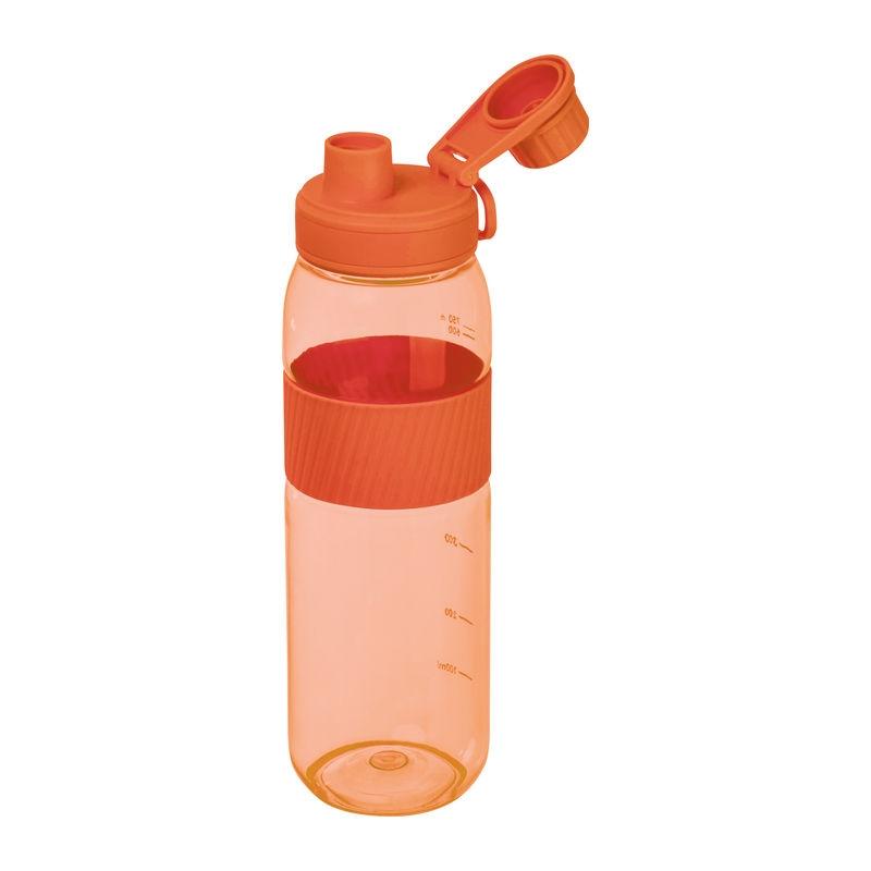 Sticlă tritan cu grip din silicon, 750 ml Portocaliu