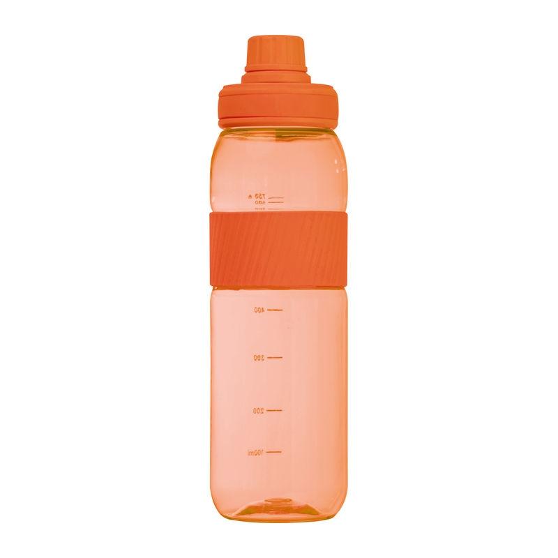 Sticlă tritan cu grip din silicon, 750 ml Portocaliu