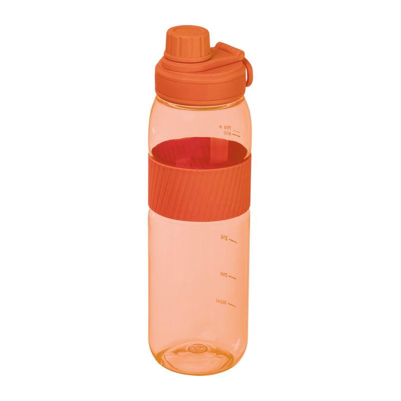 Sticlă tritan cu grip din silicon, 750 ml Portocaliu