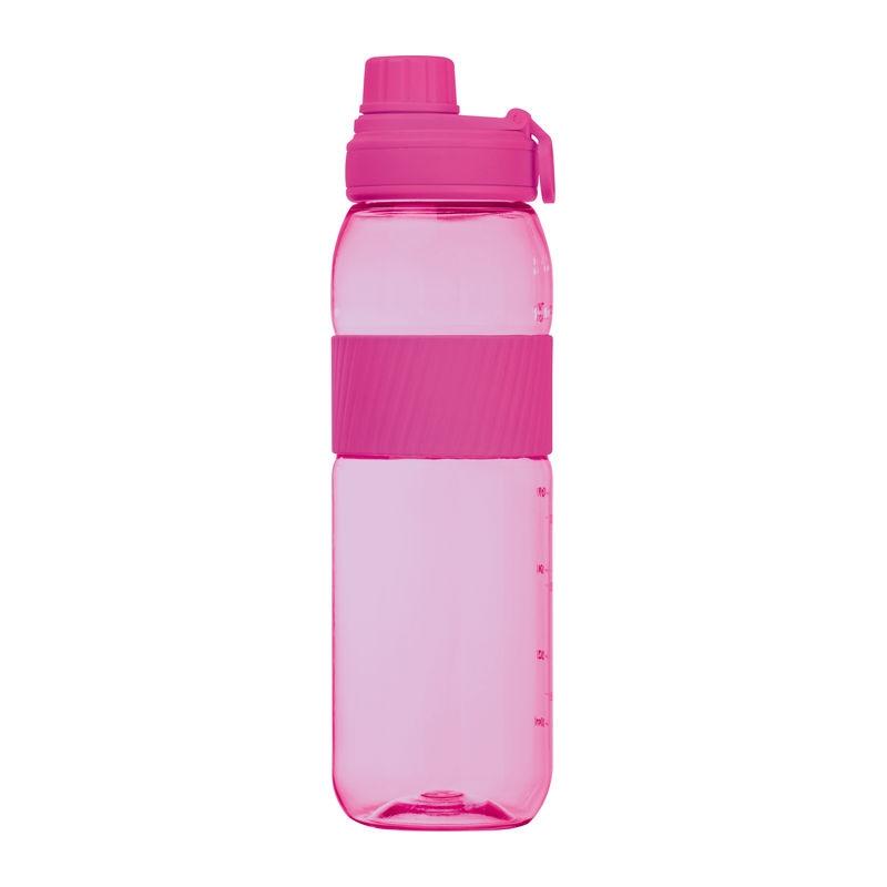 Sticlă tritan cu grip din silicon, 750 ml Roz