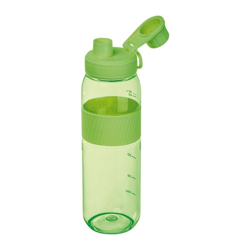 Sticlă tritan cu grip din silicon, 750 ml LIght Green