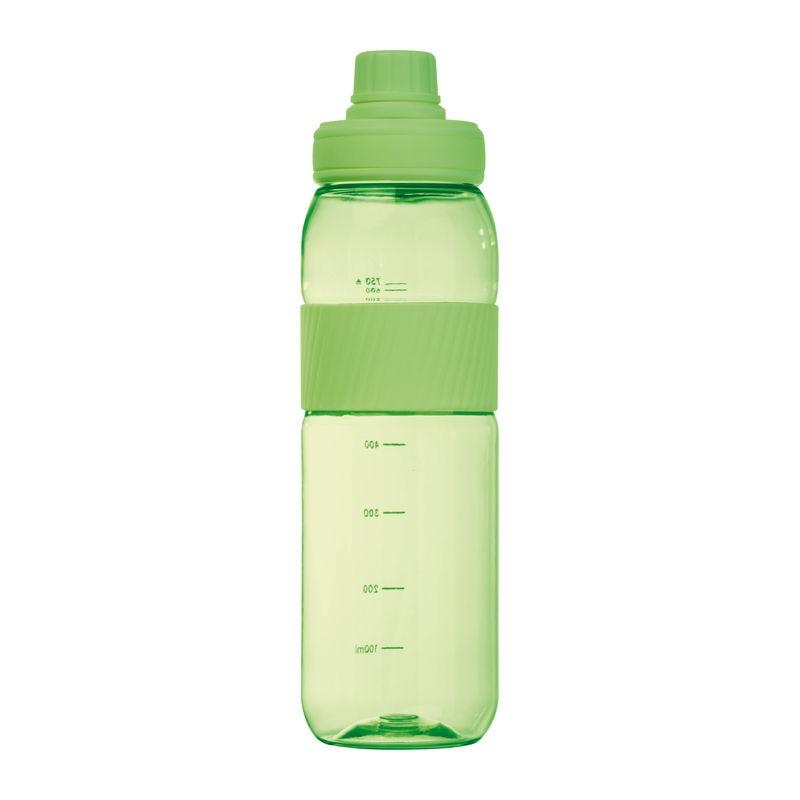 Sticlă tritan cu grip din silicon, 750 ml LIght Green