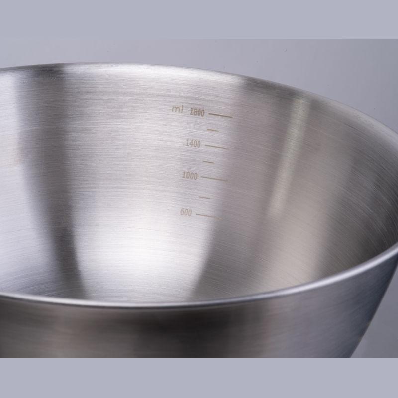 Bol pentru salată cu capac din bambus, 2 l Gri