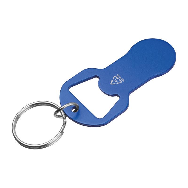 Breloc multifuncțional din aluminiu Albastru