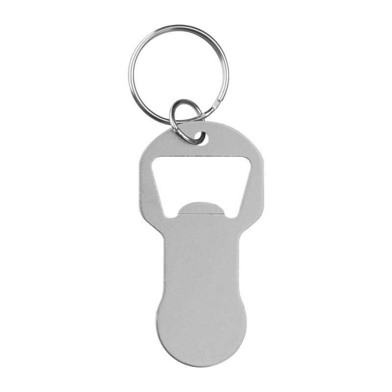Breloc multifuncțional din aluminiu Gri