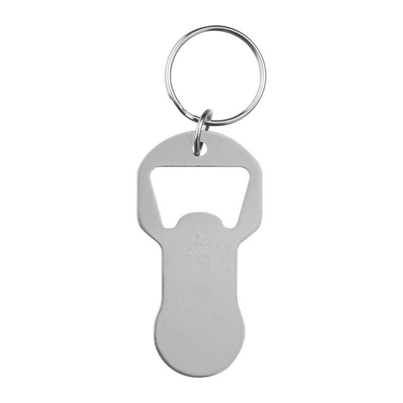 Breloc multifuncțional din aluminiu Gri