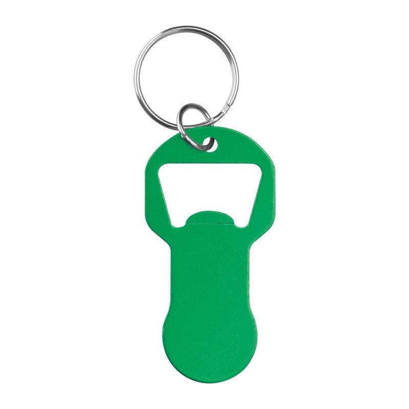 Breloc multifuncțional din aluminiu Verde