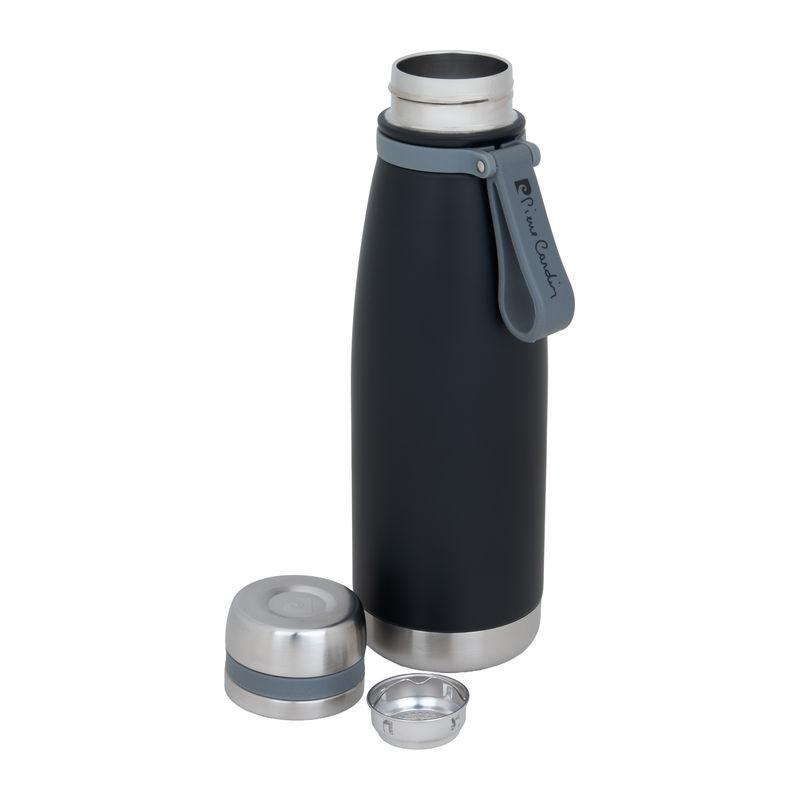 Sticlă de băut vacuum, 650 ml Negru