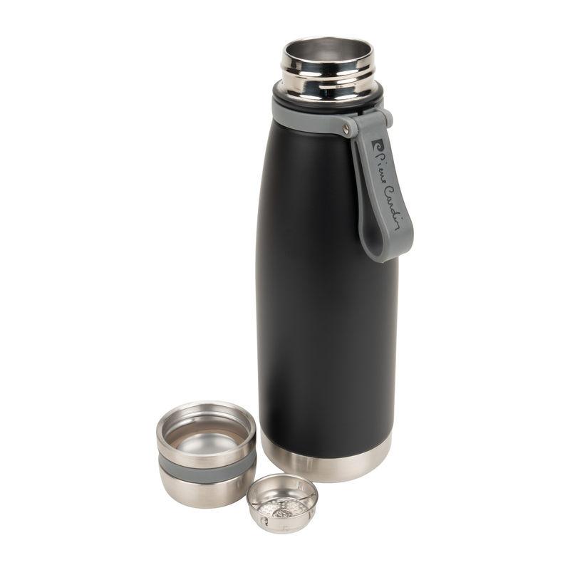 Sticlă de băut vacuum, 650 ml Negru