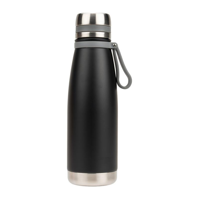 Sticlă de băut vacuum, 650 ml Negru