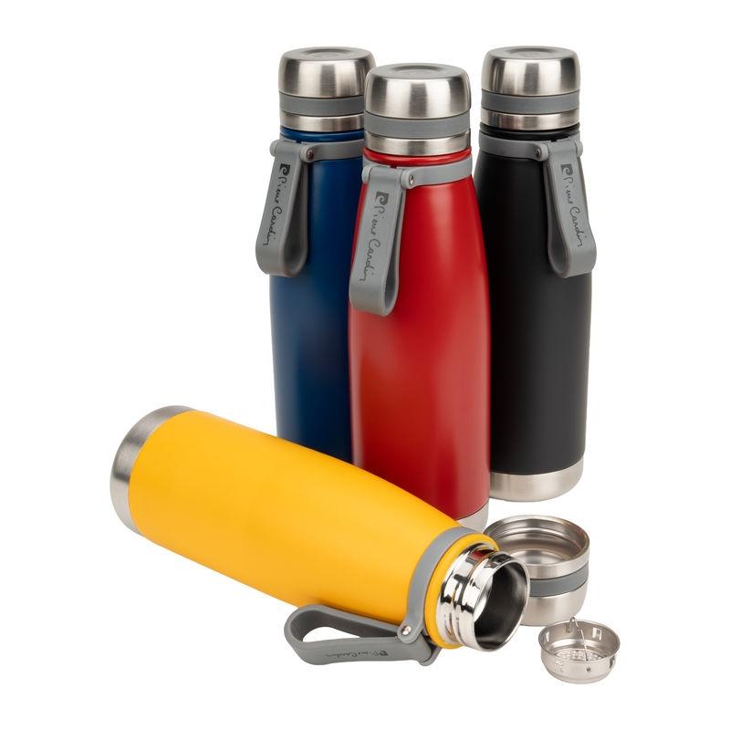 Sticlă de băut vacuum, 650 ml Negru
