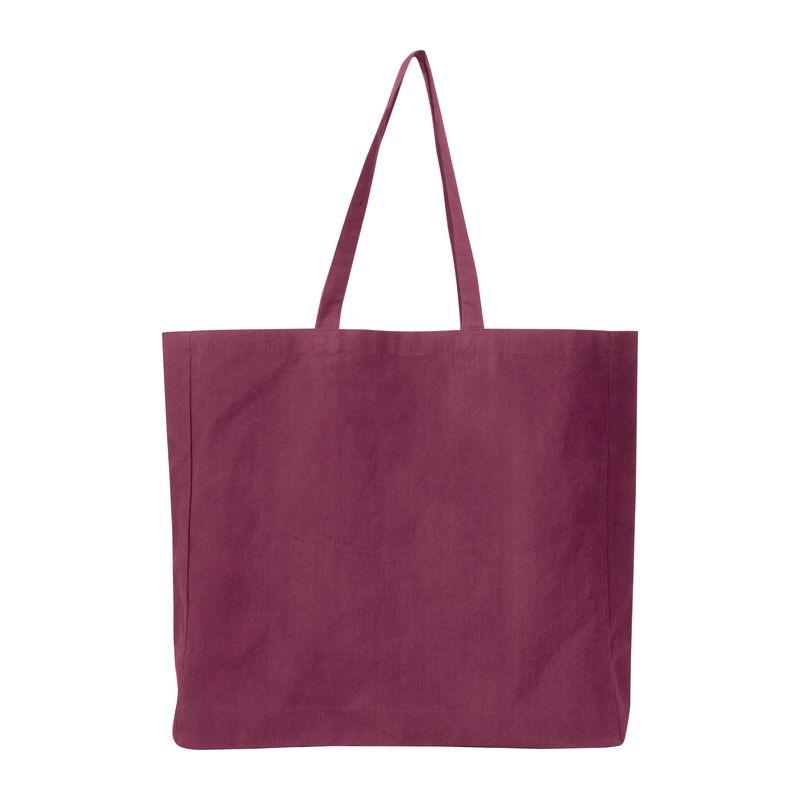 Geantă shopper din bumbac și poliester reciclate Bordeaux