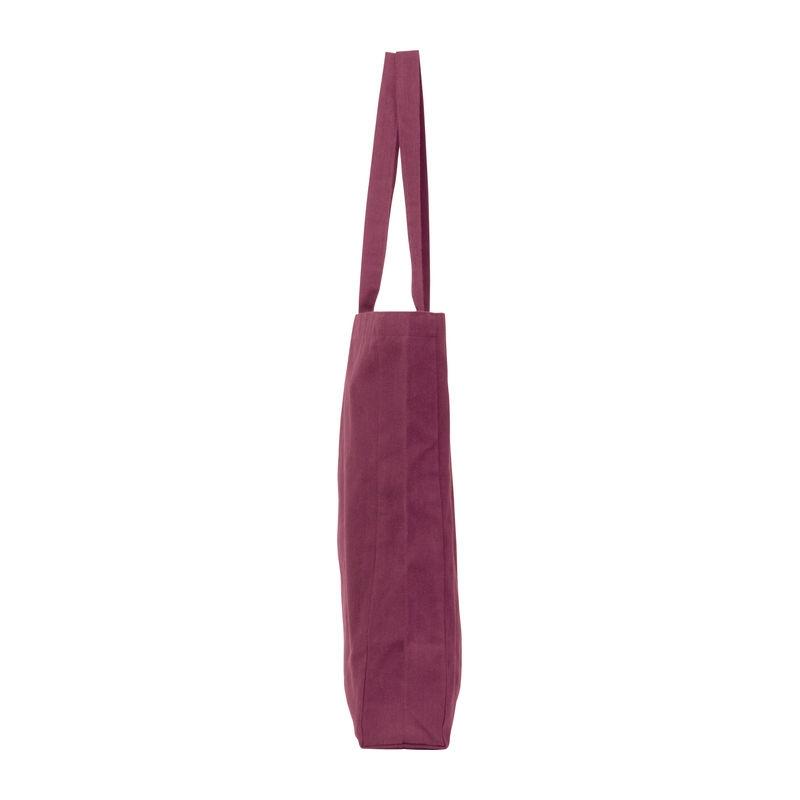 Geantă shopper din bumbac și poliester reciclate Bordeaux