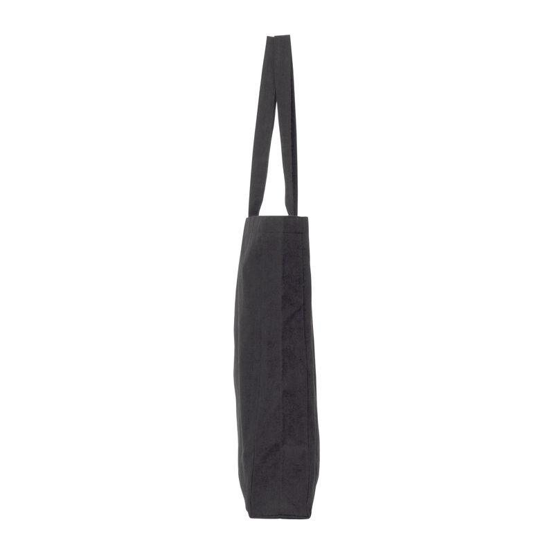 Geantă shopper din bumbac și poliester reciclate Negru