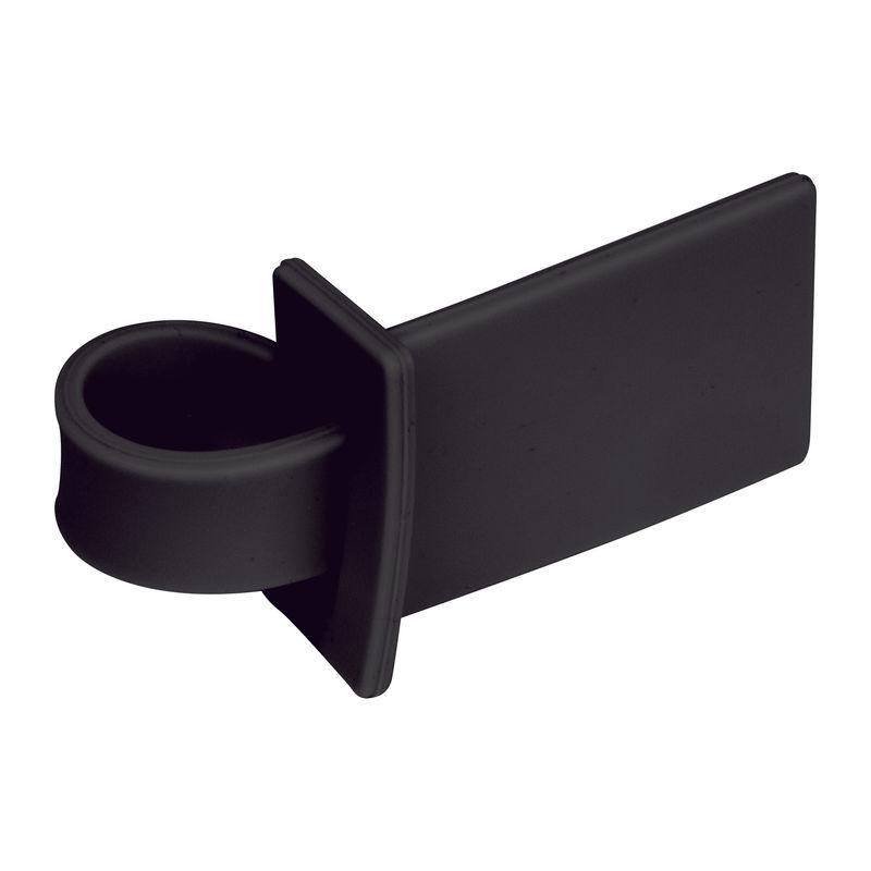 Organizator de cabluri din silicon Negru