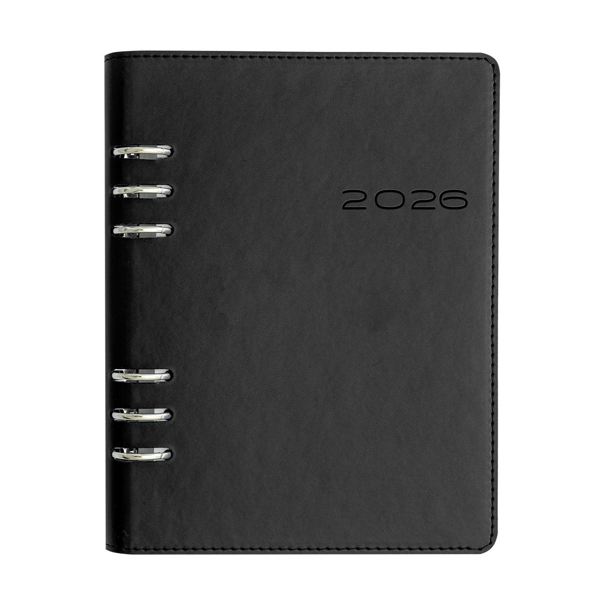 Agendă Organizer rigid Negru 117