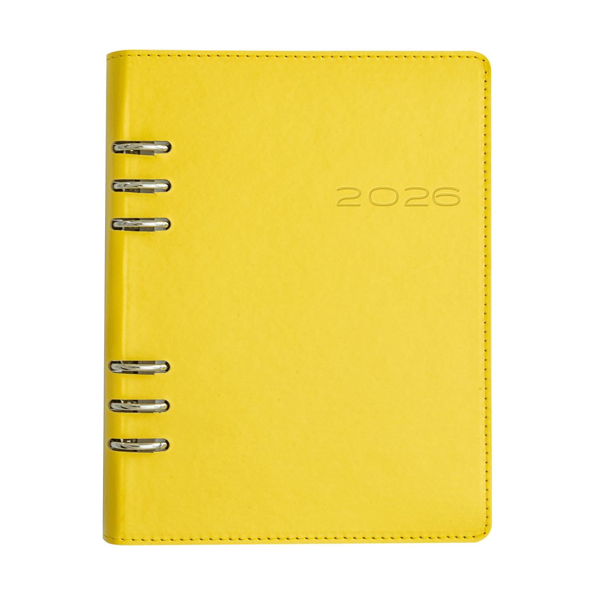 Agendă Organizer rigid Galben 122