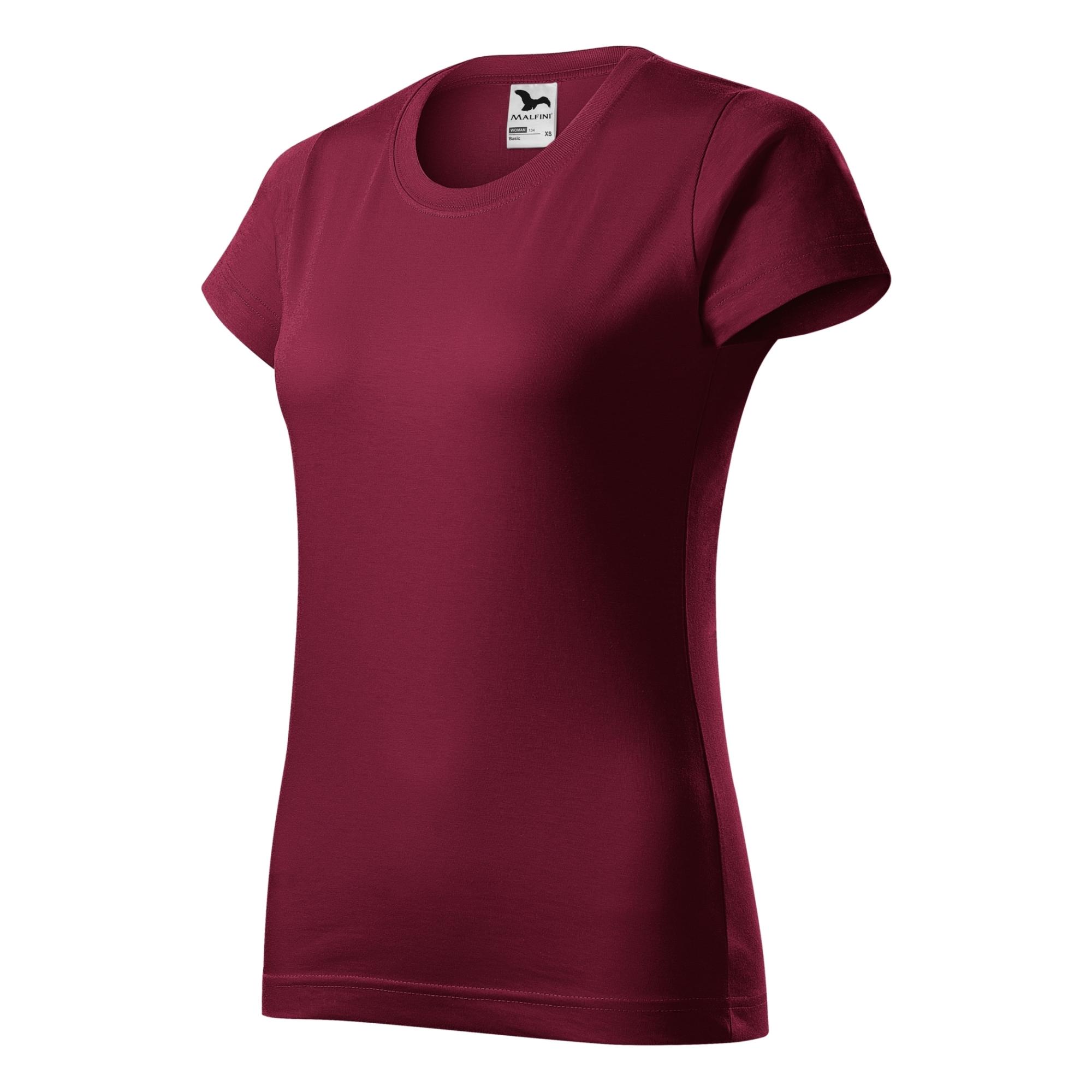 Tricou pentru damă Basic 134 Garnet XS
