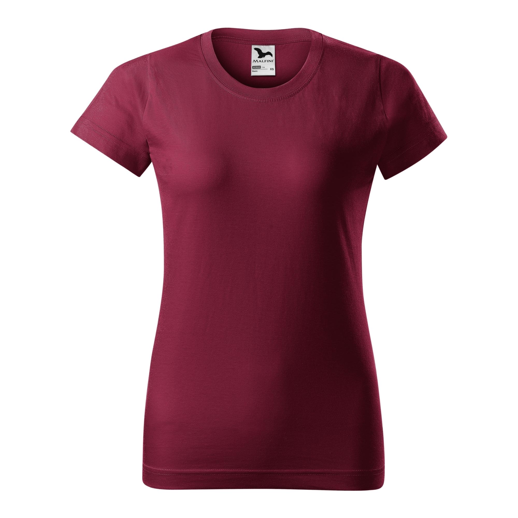 Tricou pentru damă Basic 134 Garnet XXL