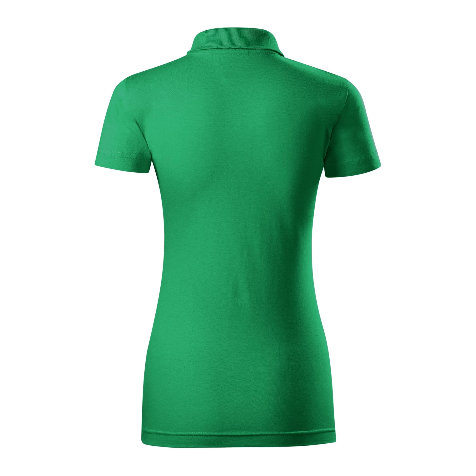 Tricou polo pentru damă Single J. 223 Verde mediu S