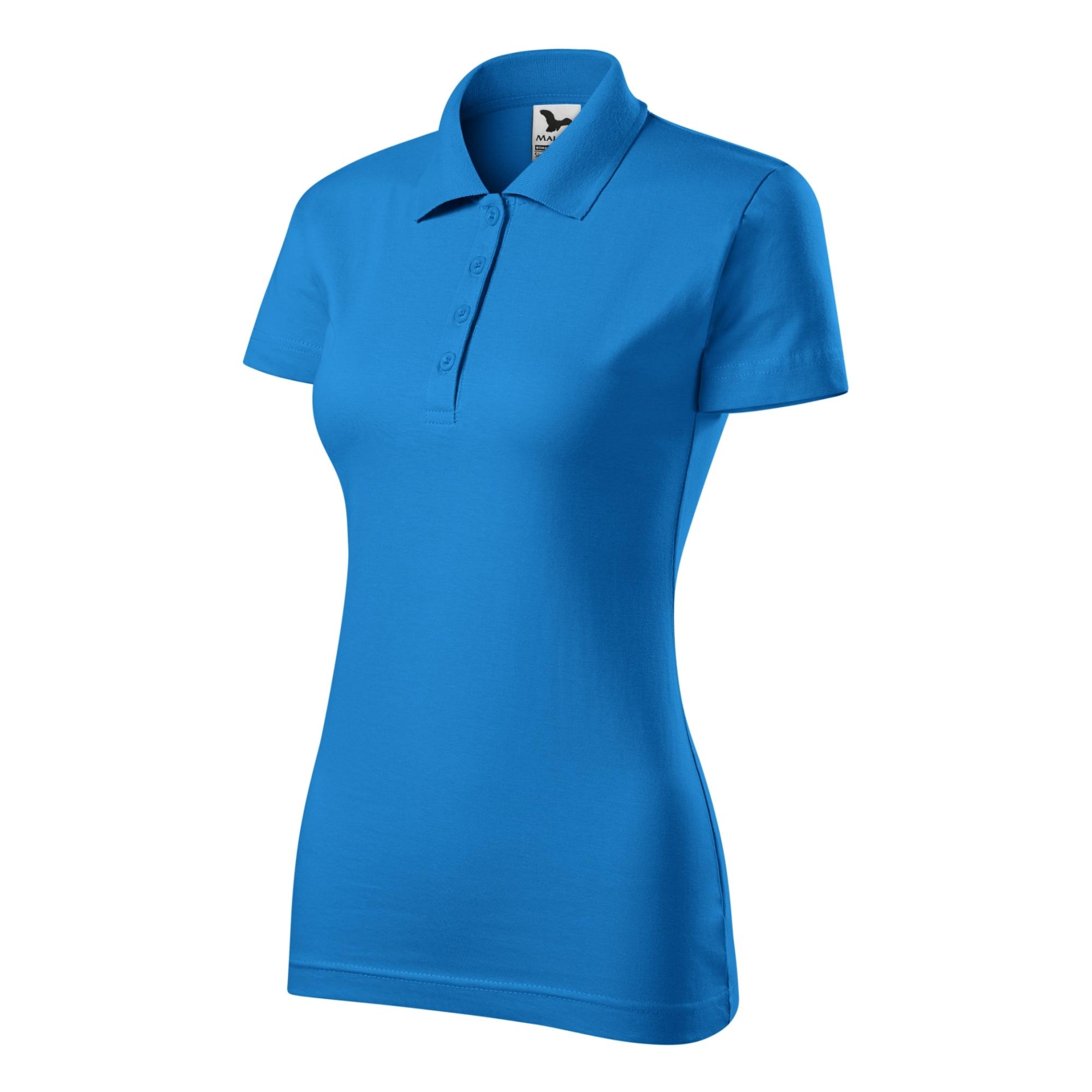 Tricou polo pentru damă Single J. 223 Snorkel blue S