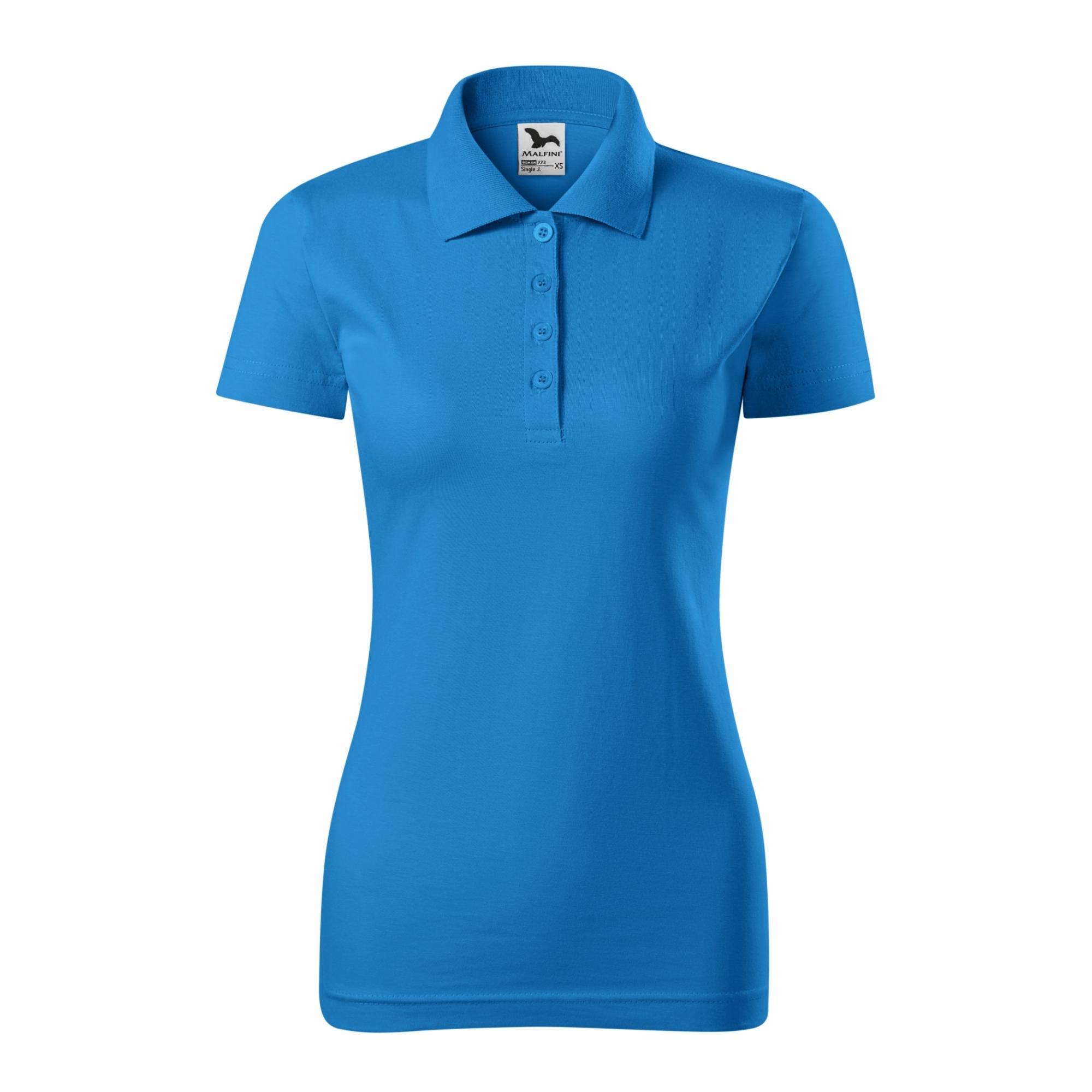 Tricou polo pentru damă Single J. 223 Snorkel blue S