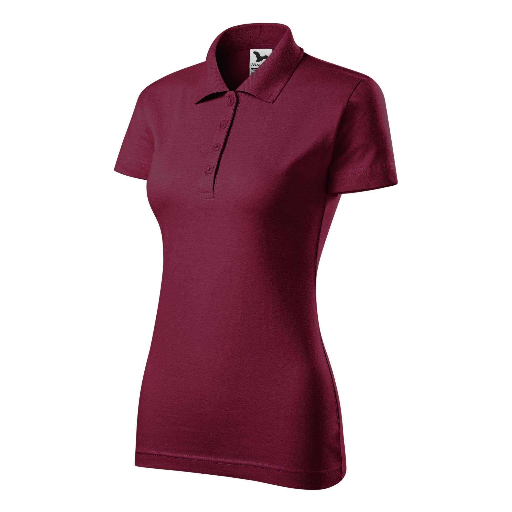 Tricou polo pentru damă Single J. 223 Garnet S