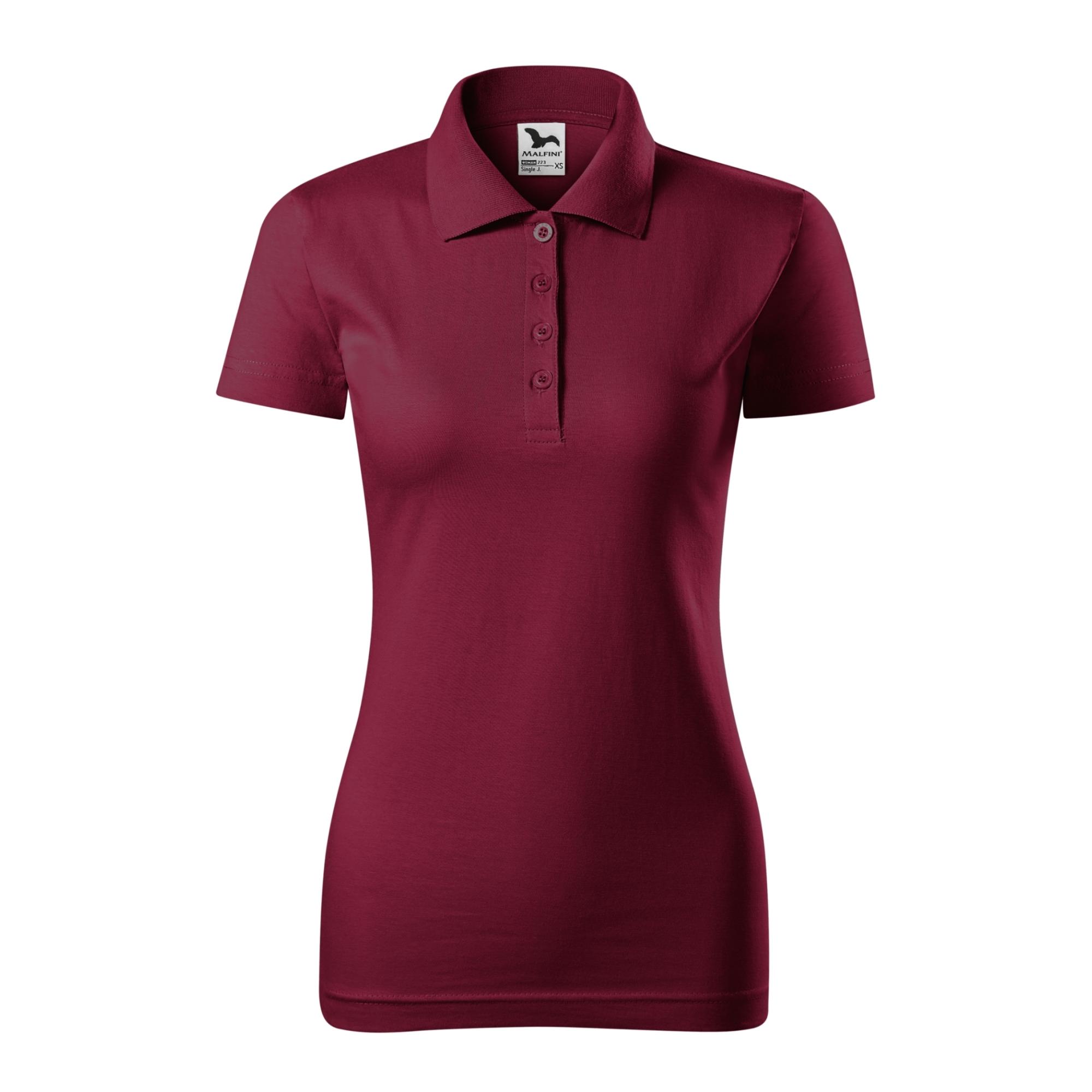 Tricou polo pentru damă Single J. 223 Garnet S