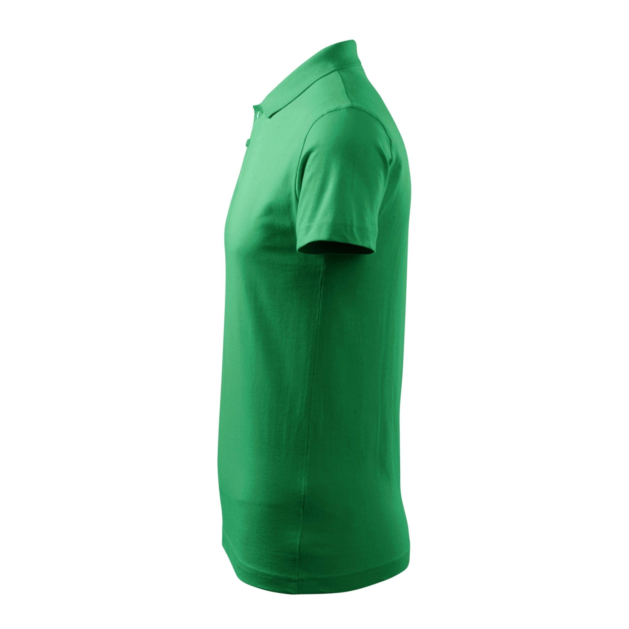 Tricou polo pentru bărbaţi Single J. 202 Verde mediu XL