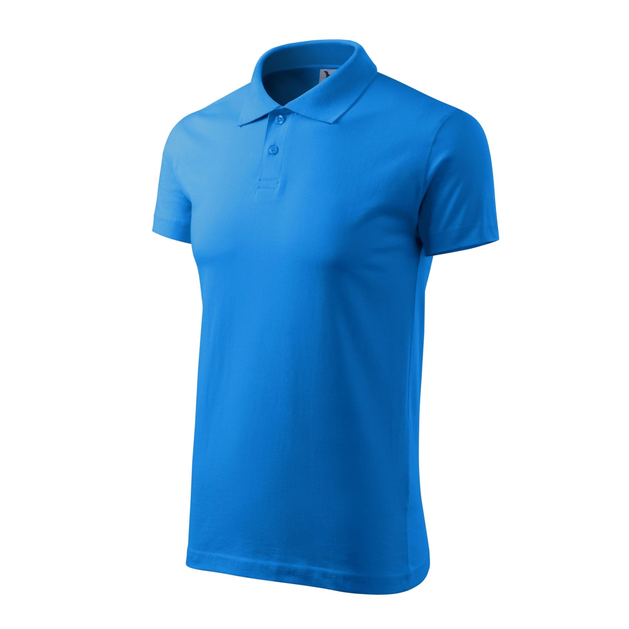 Tricou polo pentru bărbaţi Single J. 202 Snorkel blue L