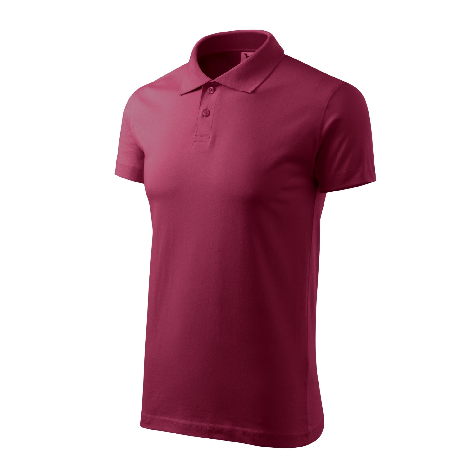 Tricou polo pentru bărbaţi Single J. 202 Garnet L