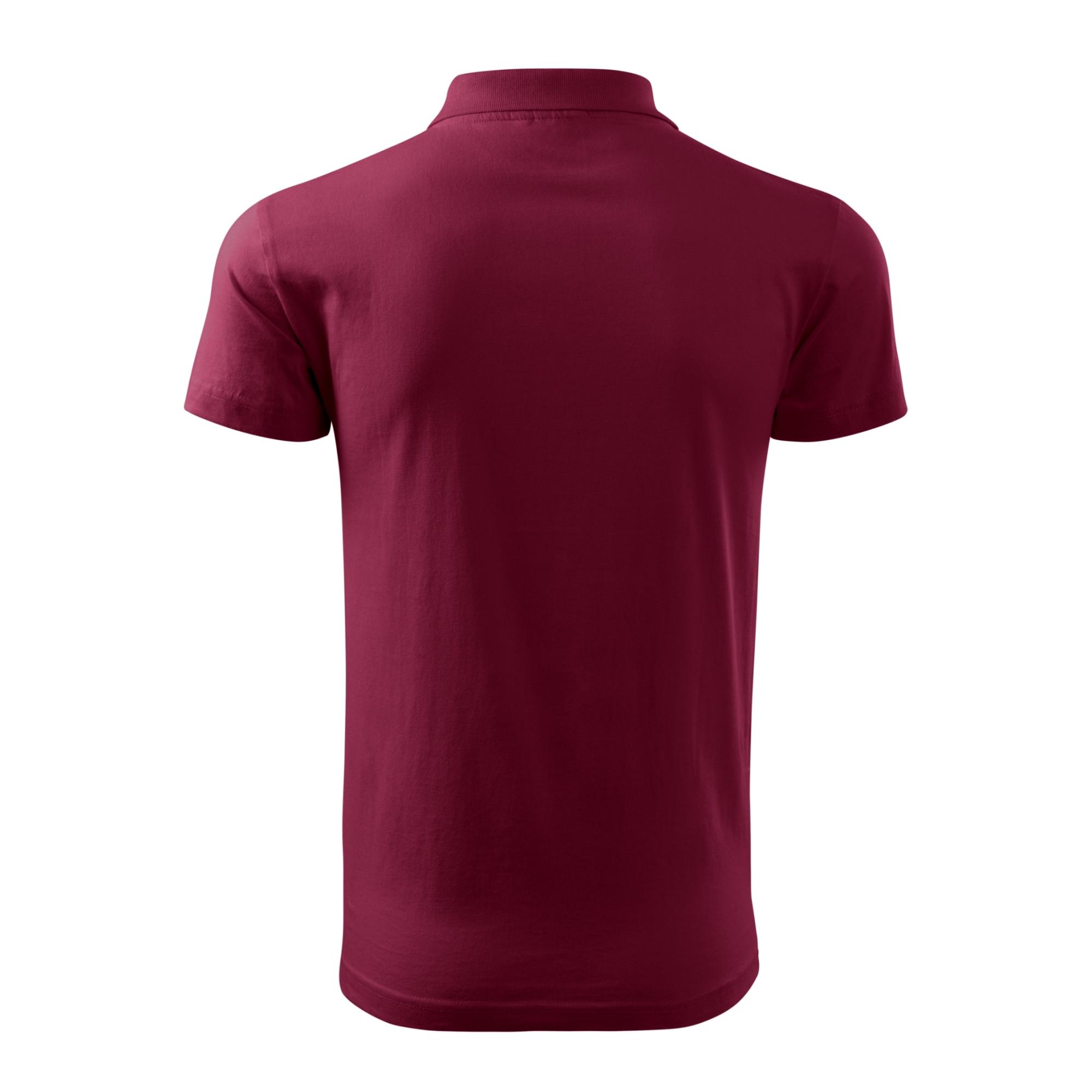 Tricou polo pentru bărbaţi Single J. 202 Garnet XL