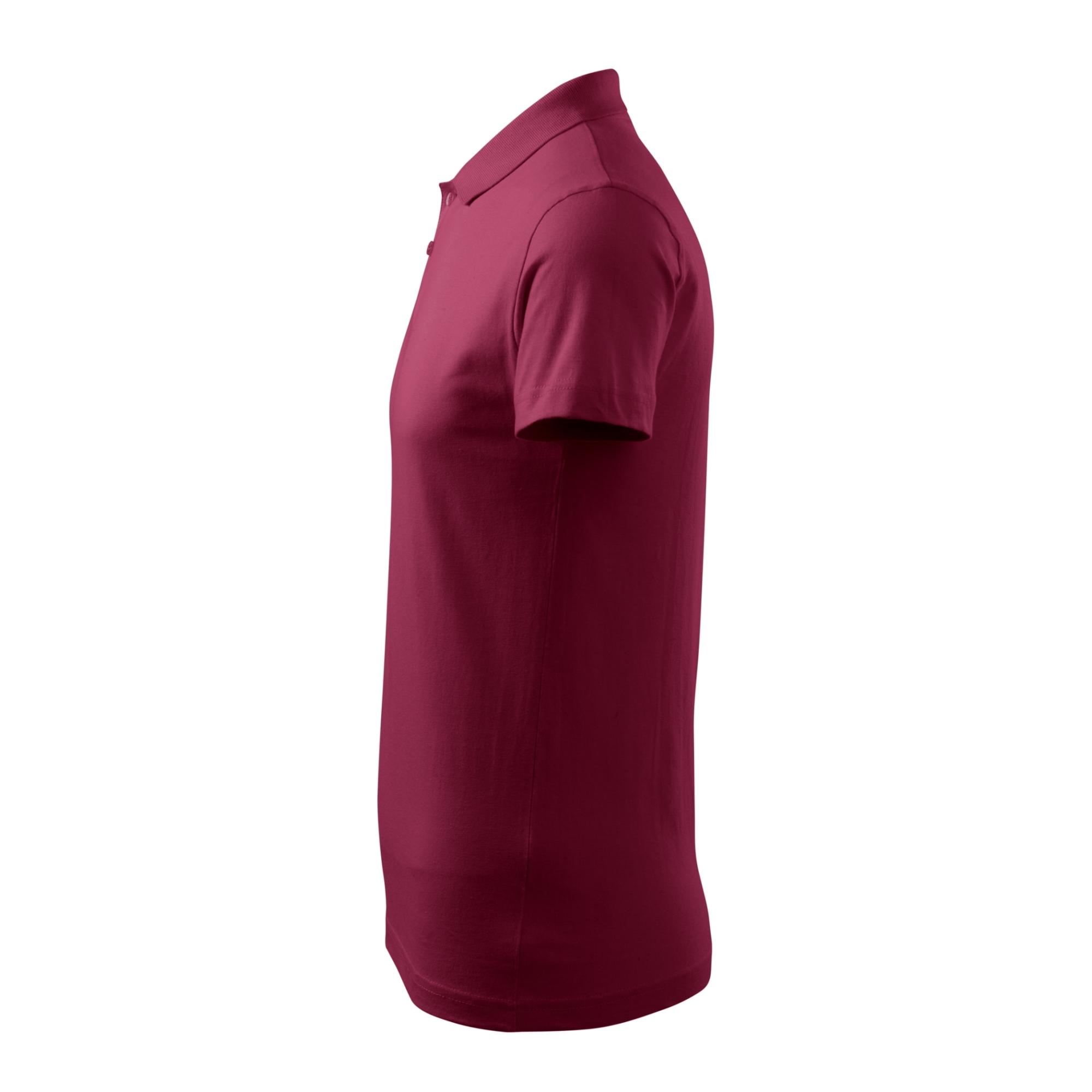 Tricou polo pentru bărbaţi Single J. 202 Garnet XL