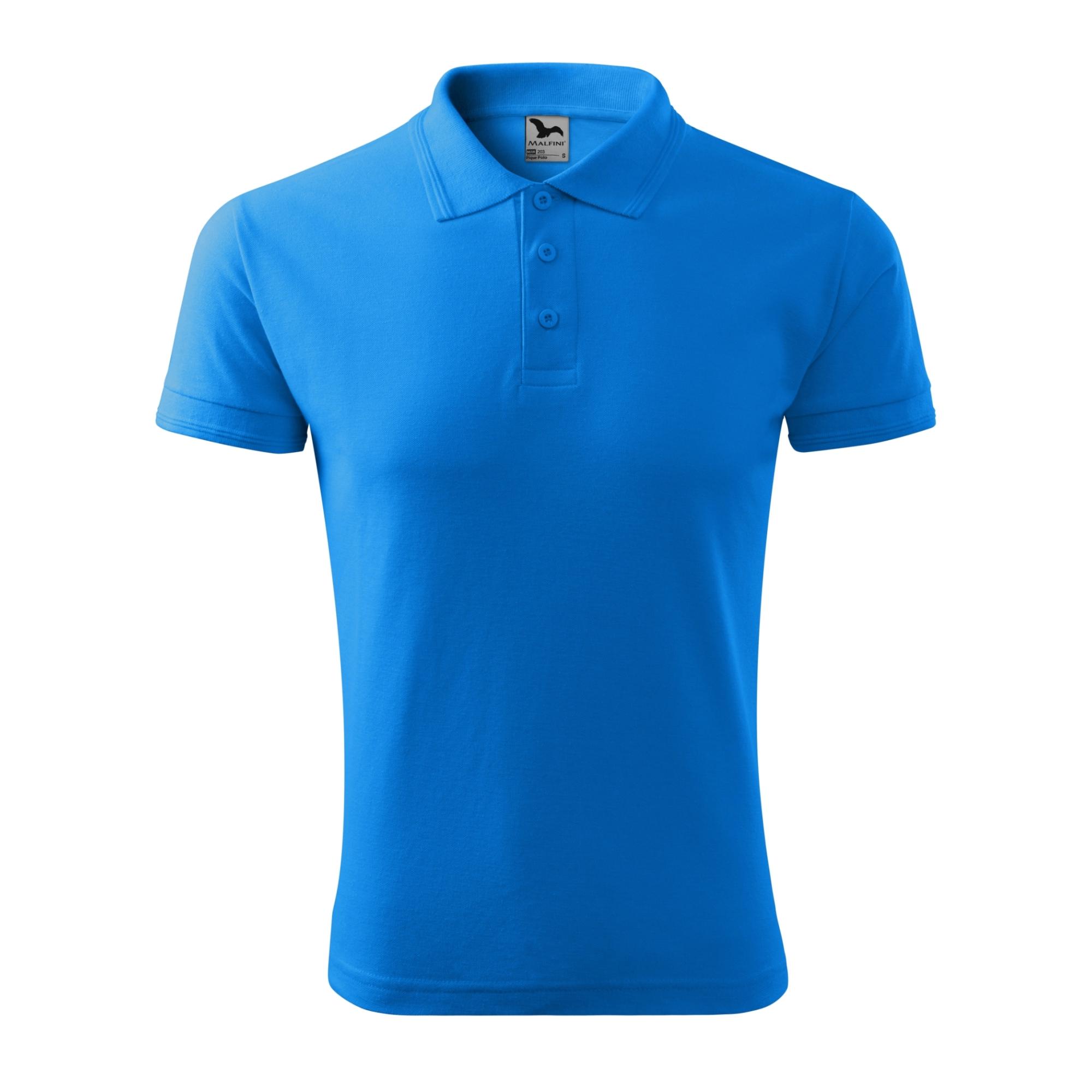 Tricou polo pentru bărbaţi Pique Polo 203 Snorkel blue M