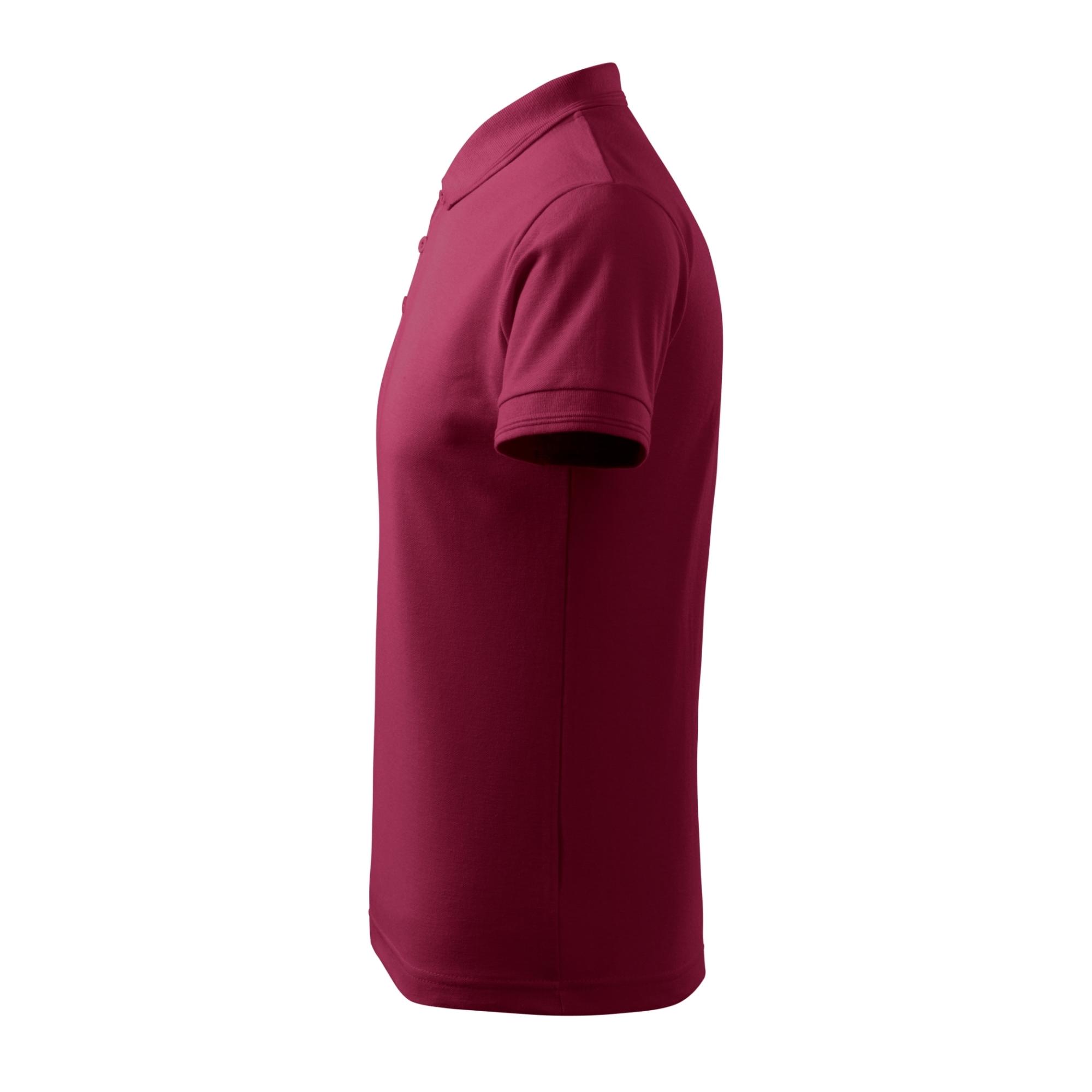 Tricou polo pentru bărbaţi Pique Polo 203 Garnet L
