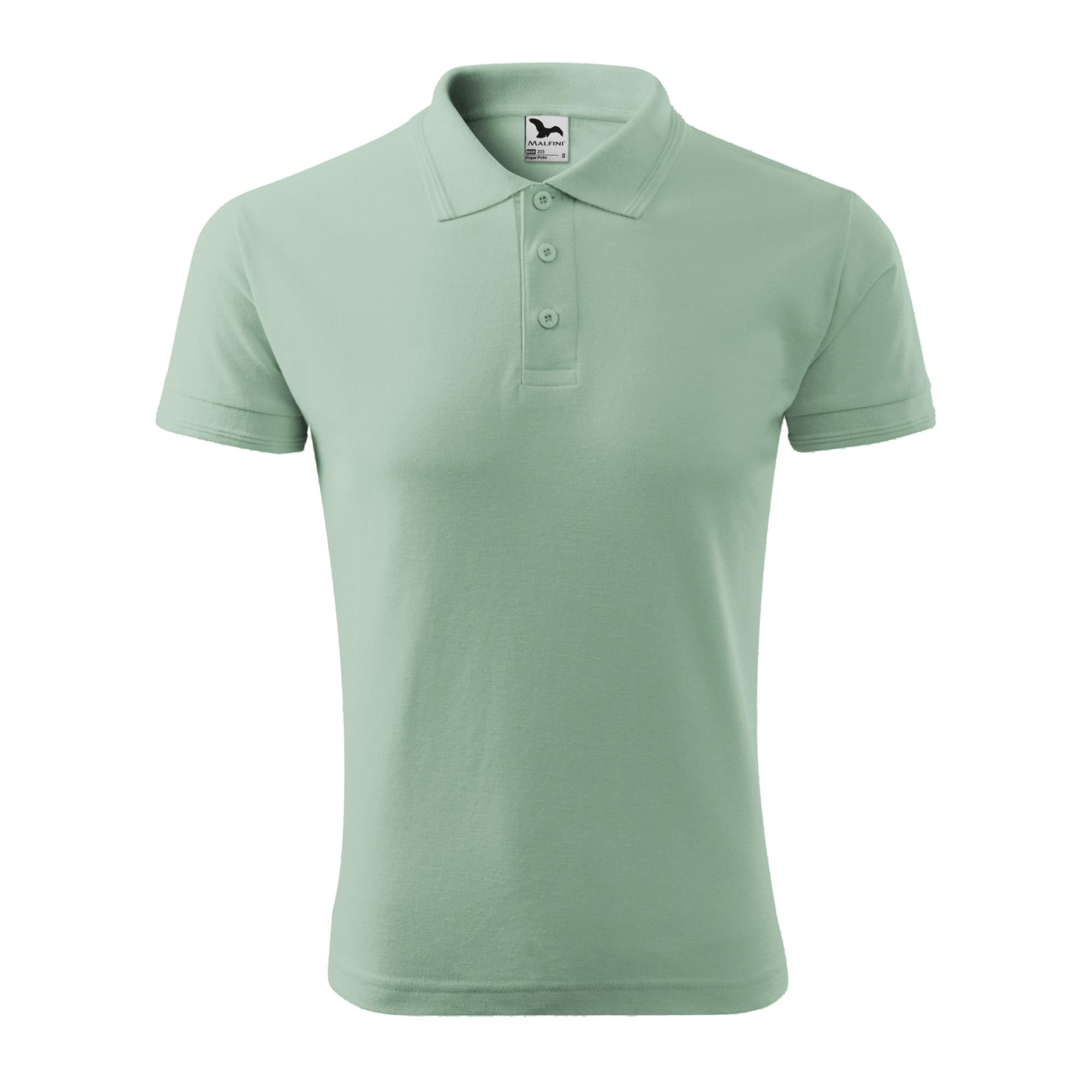 Tricou polo pentru bărbaţi Pique Polo 203 sage M