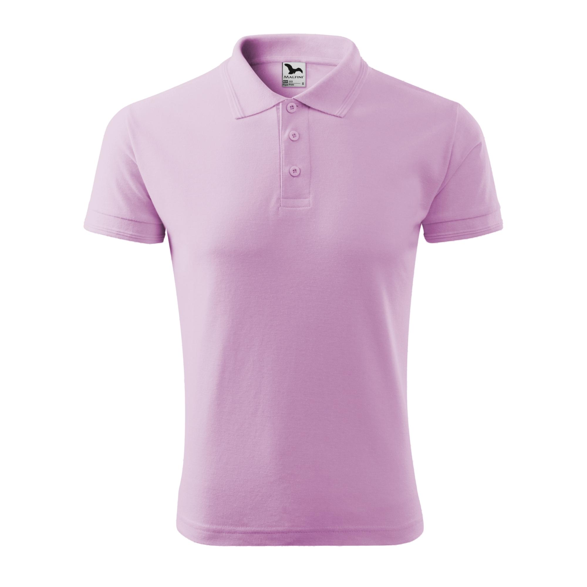 Tricou polo pentru bărbaţi Pique Polo 203 orchid M
