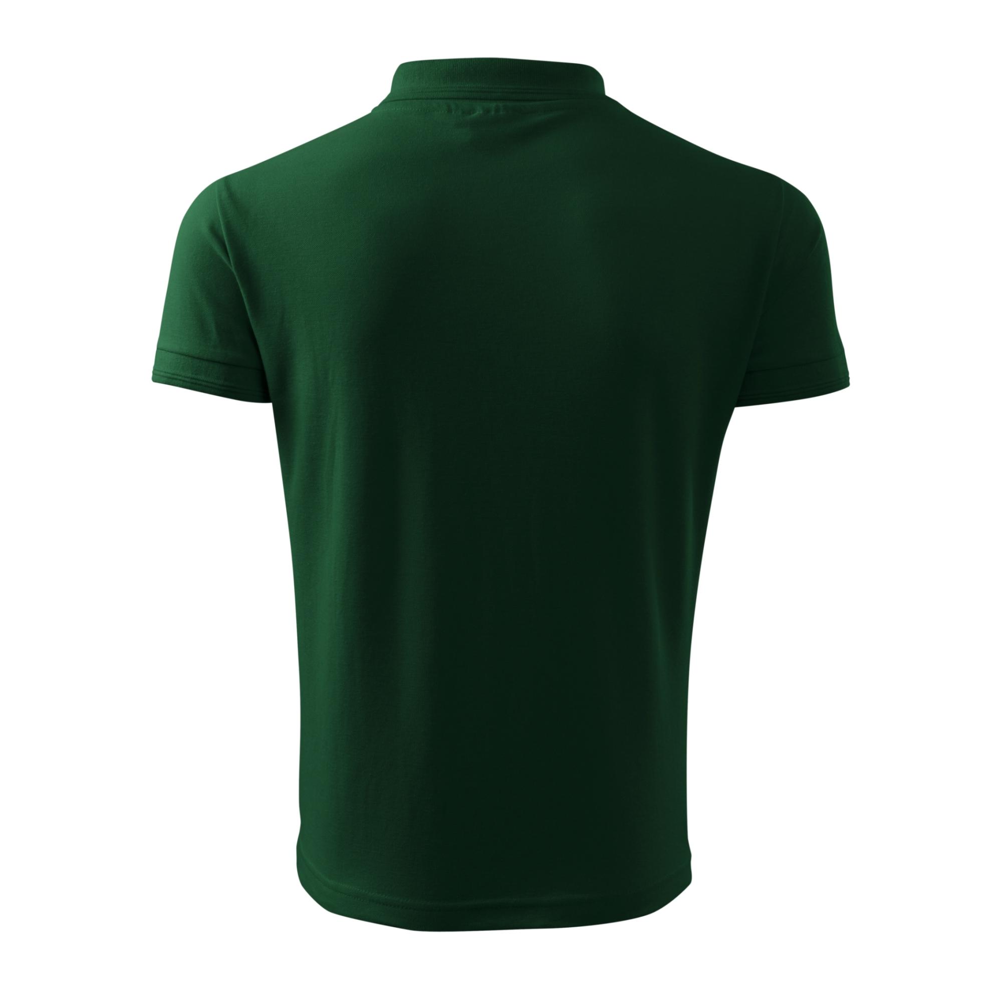Tricou polo pentru bărbaţi Pique Polo 203 dark green XL
