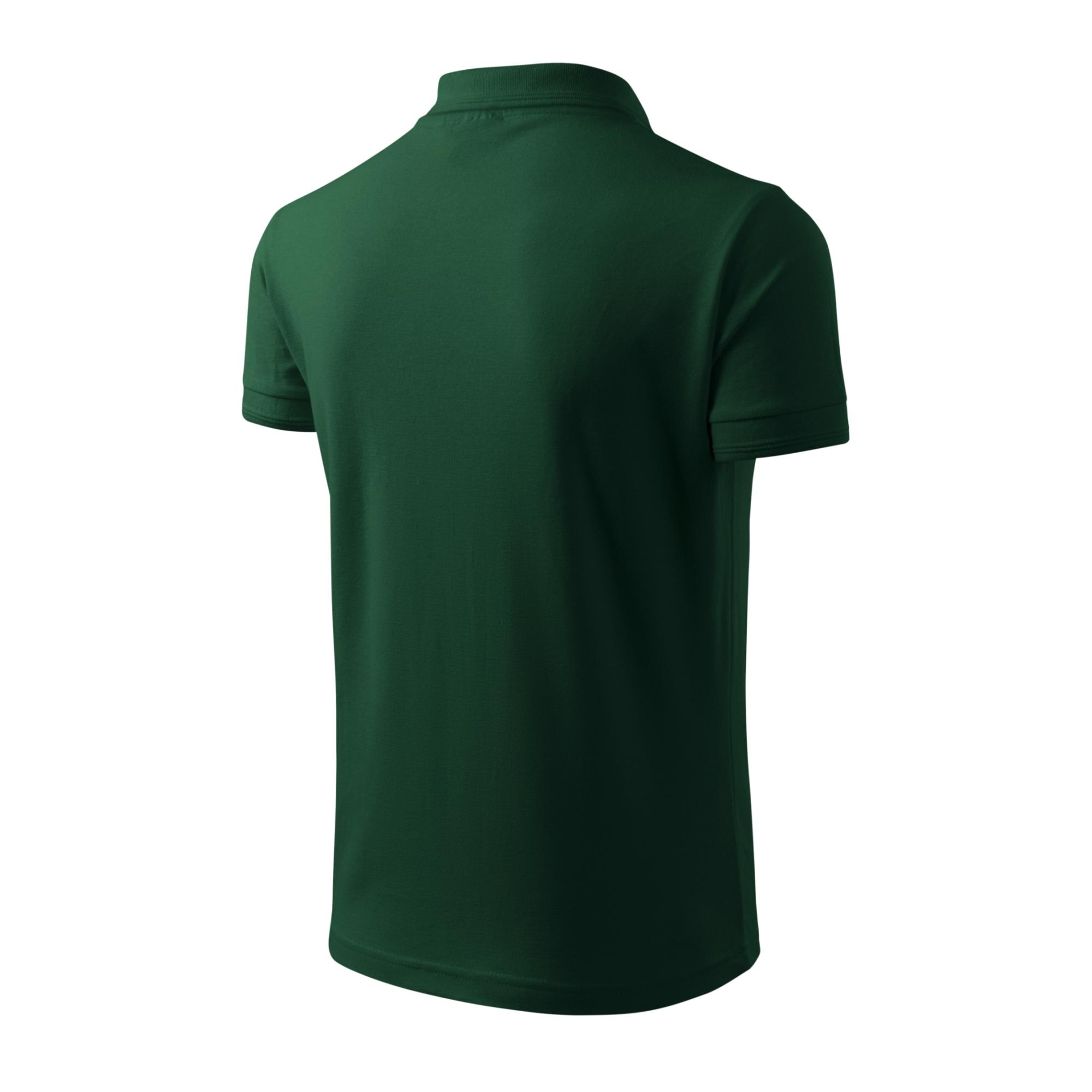 Tricou polo pentru bărbaţi Pique Polo 203 dark green XL