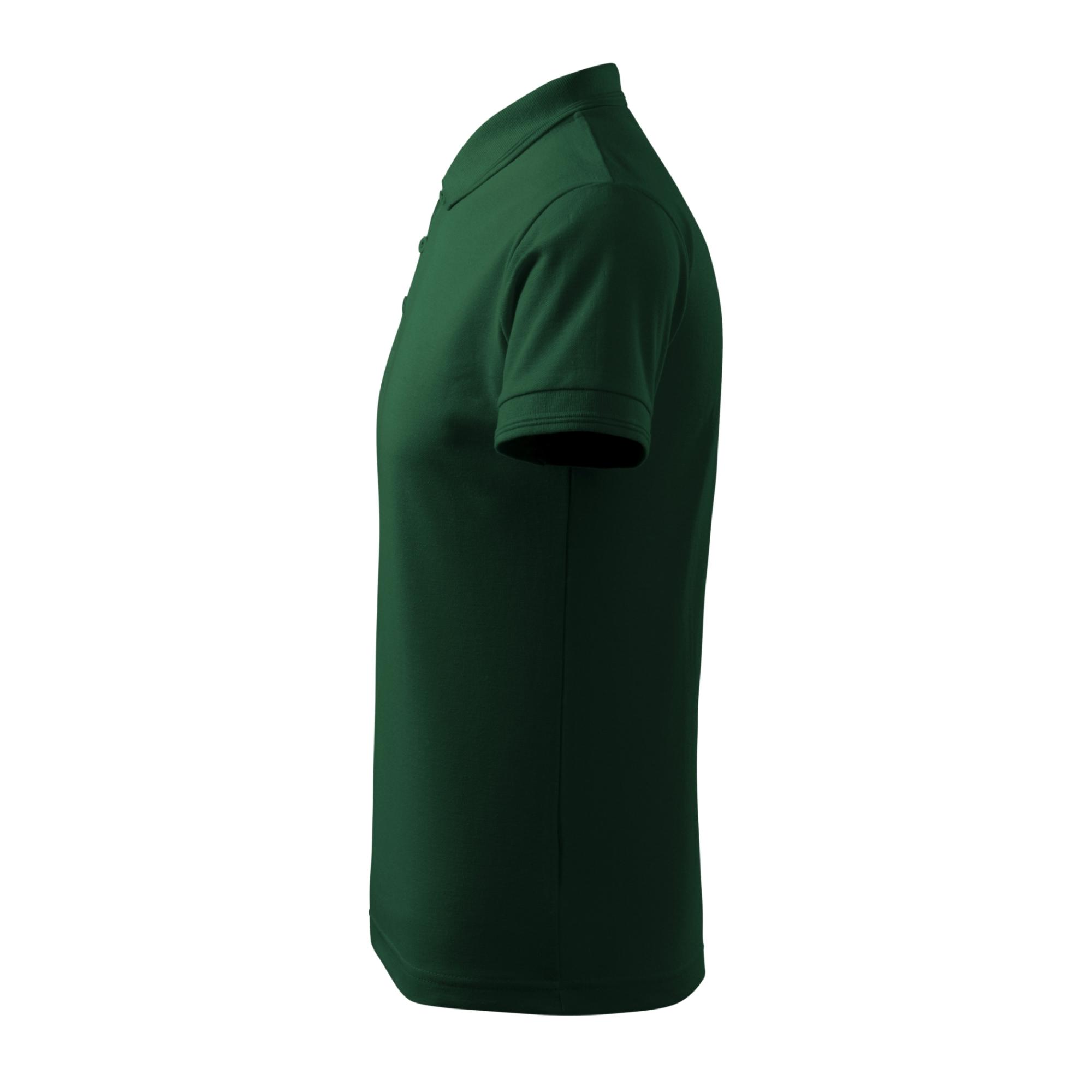 Tricou polo pentru bărbaţi Pique Polo 203 dark green XL