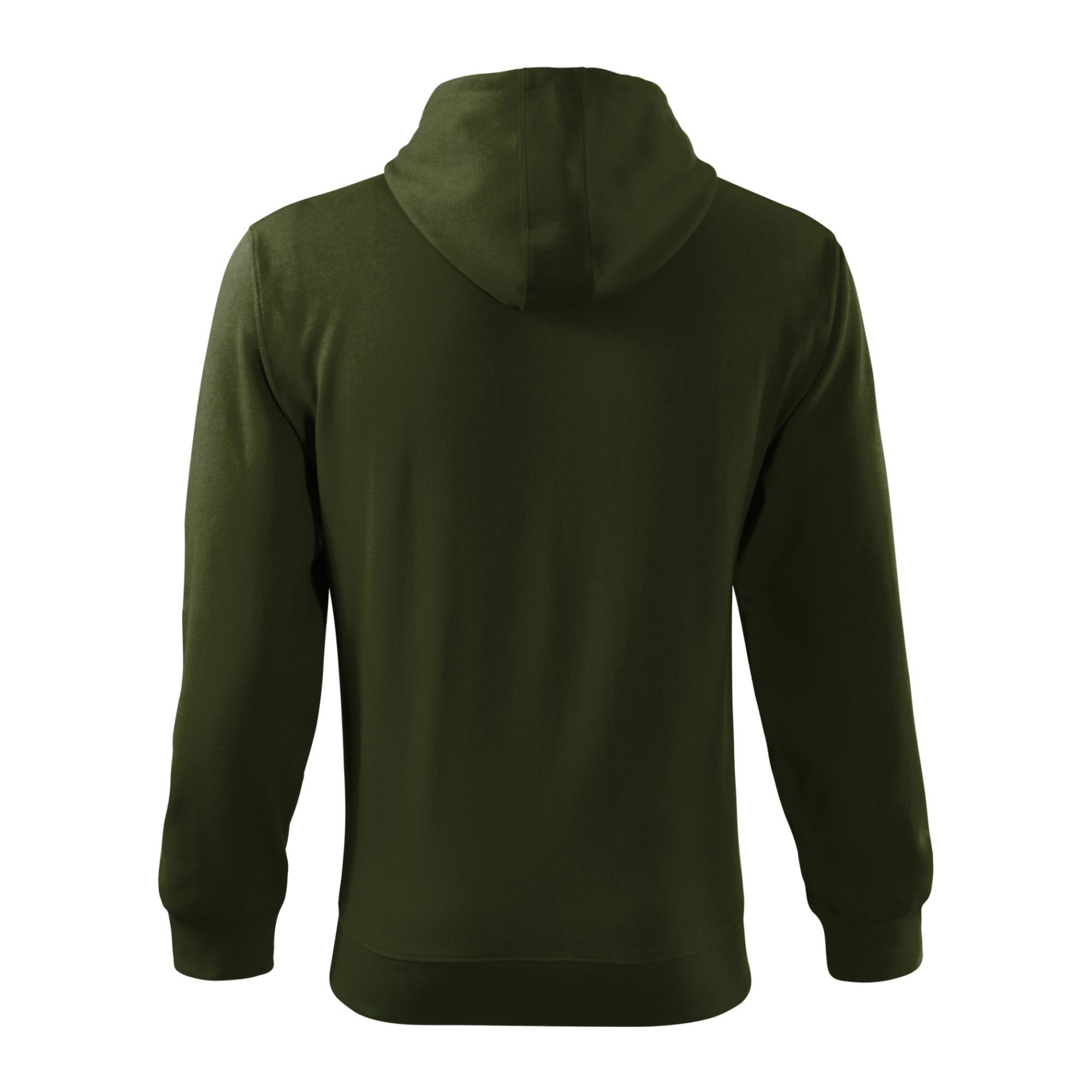 Hanorac pentru bărbaţi Trendy Zipper 410 Military XL