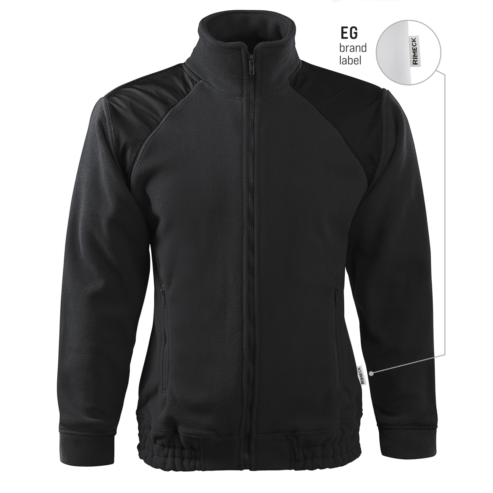 Jachetă fleece unisex Jacket Hi-Q 506 ebony gray 94 (brand label) 3XL