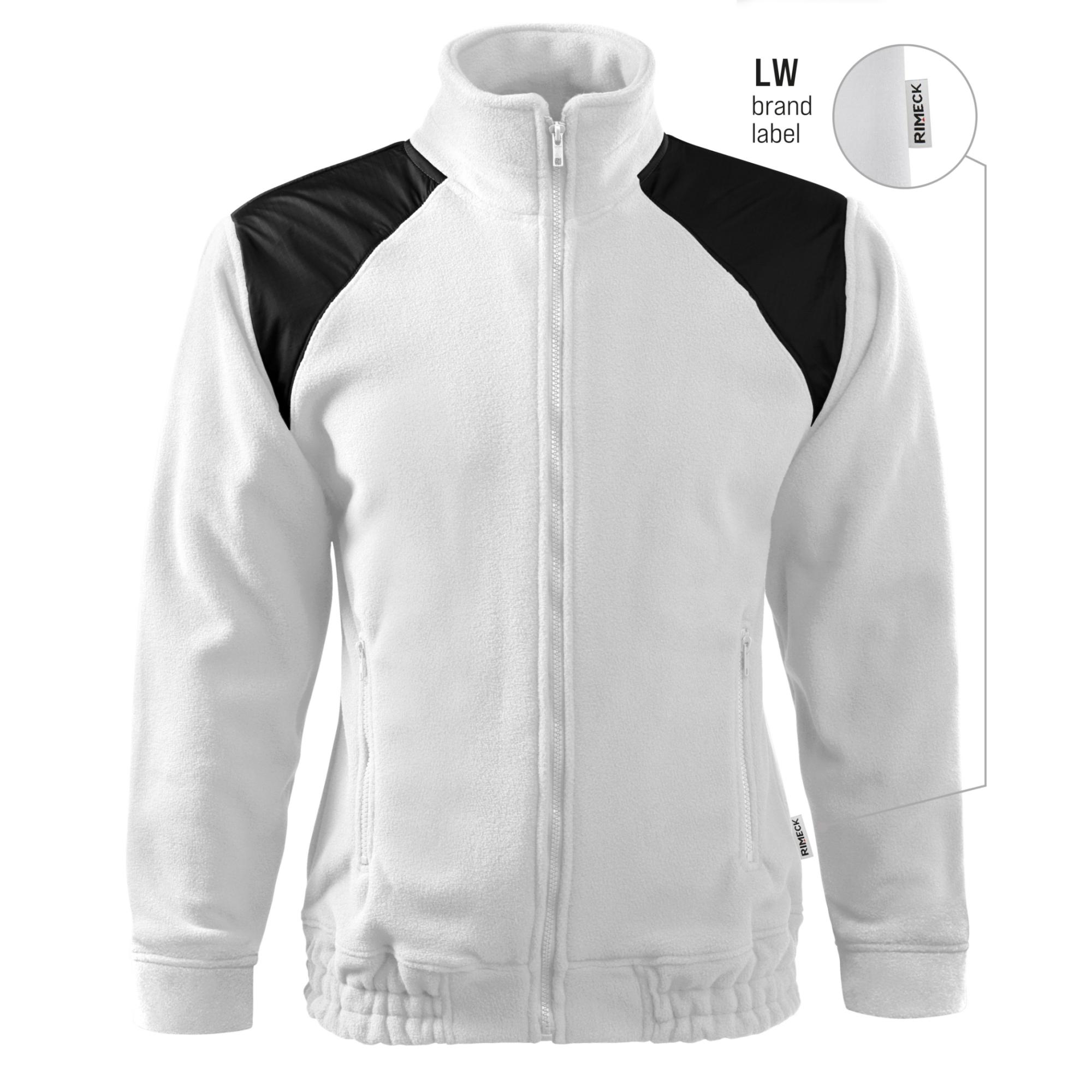 Jachetă fleece unisex Jacket Hi-Q 506 alb 00 (brand label) XL