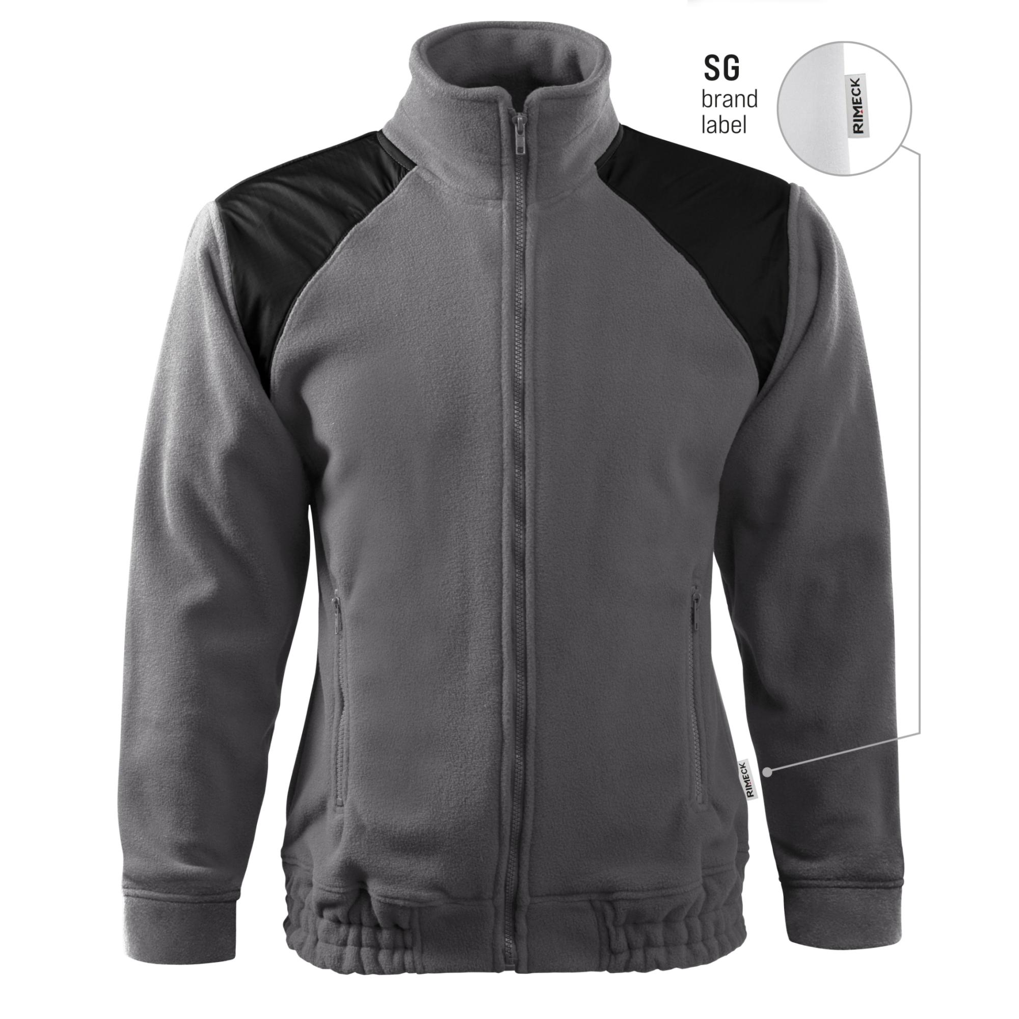 Jachetă fleece unisex Jacket Hi-Q 506 gri metalic 36 (brand label) XL