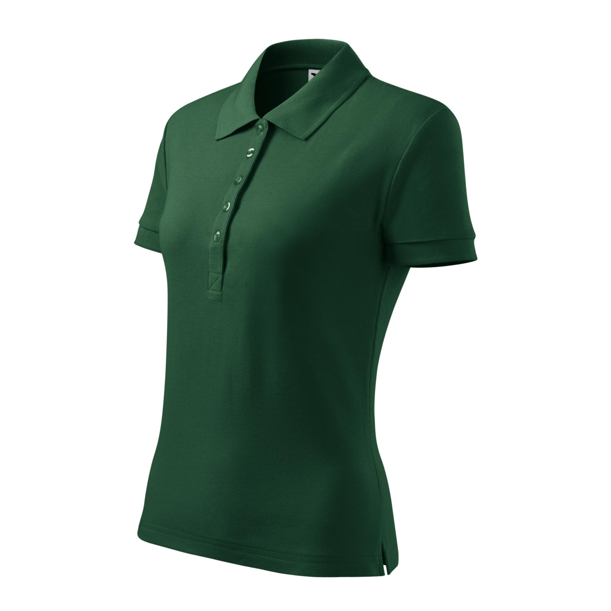 Tricou polo pentru damă Cotton Heavy 216 dark green L