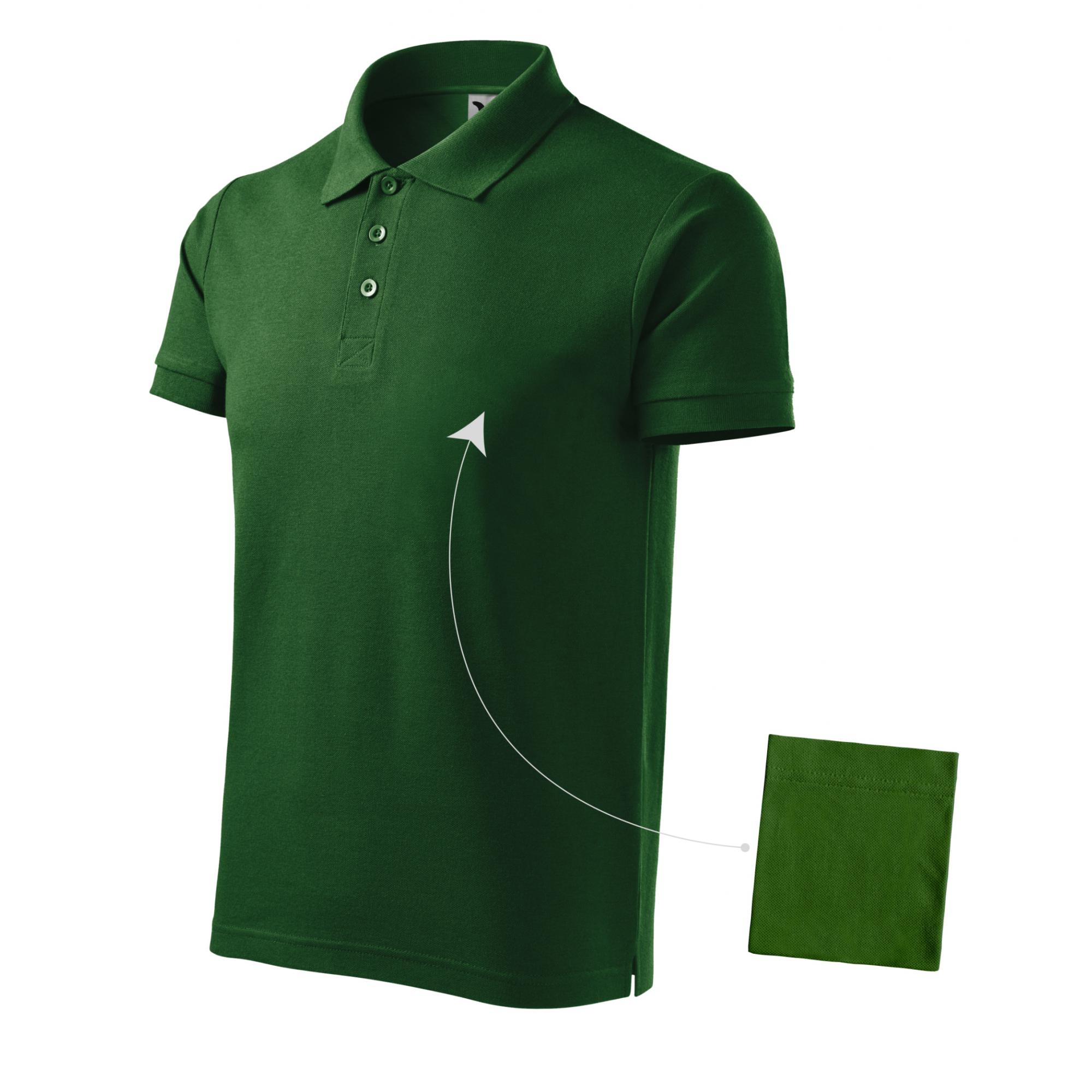 Tricou polo pentru bărbaţi Cotton 212 Verde sticla XL