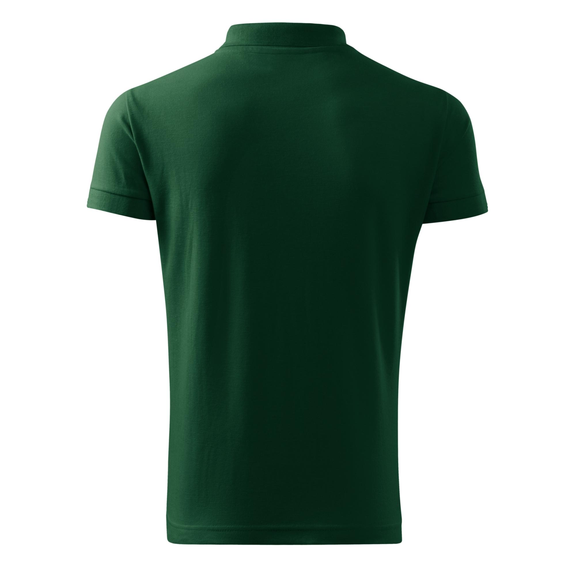Tricou polo pentru bărbaţi Cotton 212 dark green 3XL