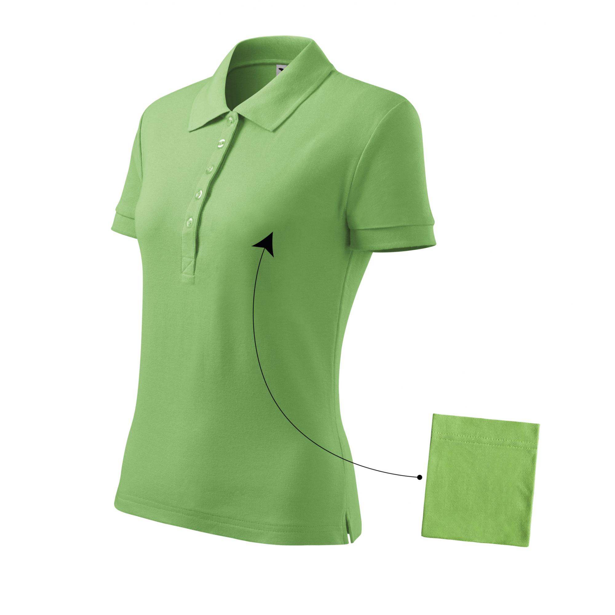 Tricou polo pentru damă Cotton 213 Verde iarba XL
